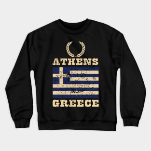 Flag of Greece Crewneck Sweatshirt